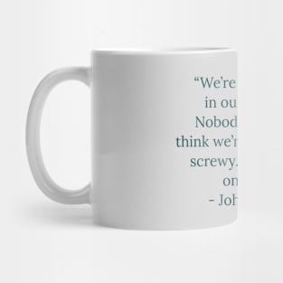 Famous Quotes by Celebrities Depp Mug